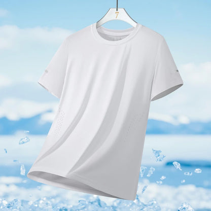 Camiseta-masculina-toque-gelado-intentus-branco-detalhes