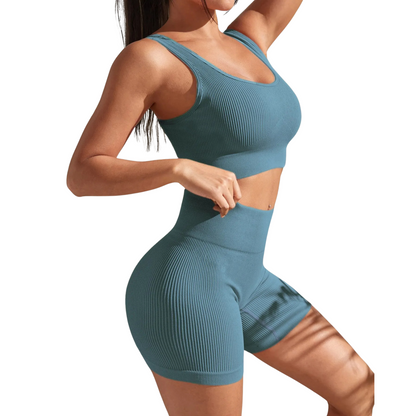 Conjunto-shorts-e-top-feminino-para treino-sem-costura-intentus